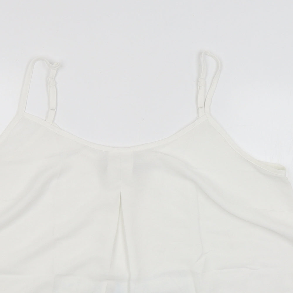 Capsule Womens White   Camisole Tank Size 18