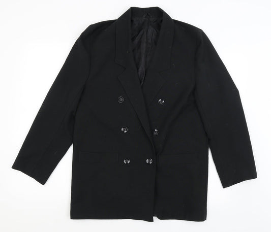 Womens UK Size 10 OPUS Regular Black Blazer