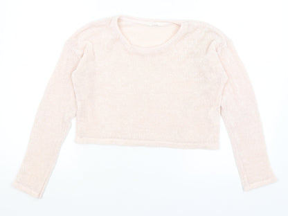 Matalan Girls Pink   Pullover Jumper Size 12 Years