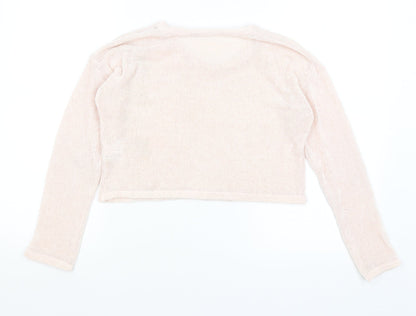 Matalan Girls Pink   Pullover Jumper Size 12 Years
