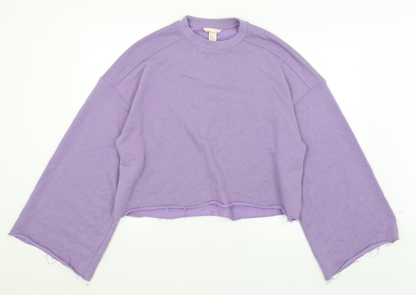 Womens UK Size 12 H&M Purple Pullover Jumper
