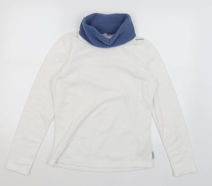 Womens UK Size M DECATHLON White Pullover Jumper