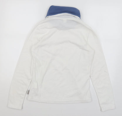 Womens UK Size M DECATHLON White Pullover Jumper