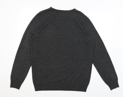 New Look Mens Grey   Pullover Jumper Size L