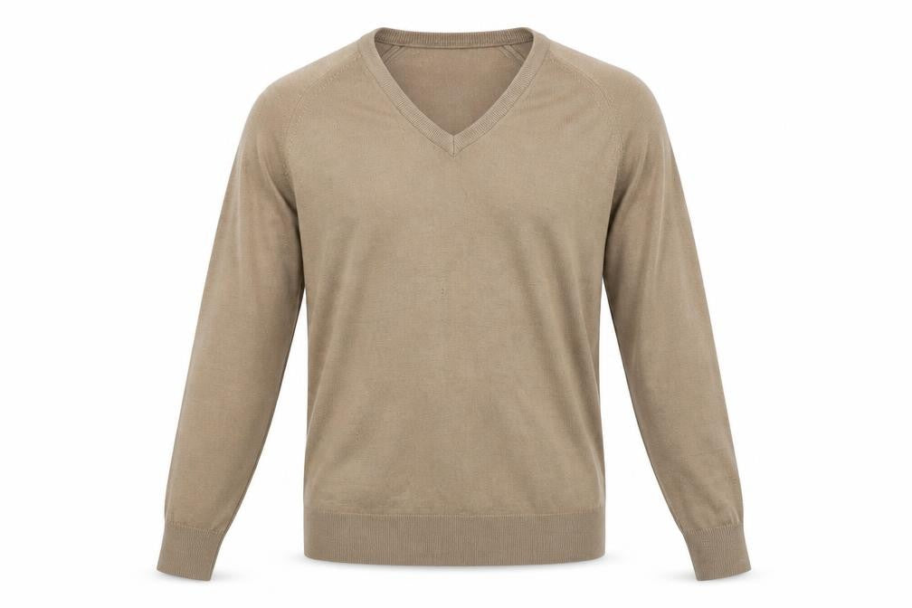 Mens UK Size M Greenwoods Brown Pullover Jumper