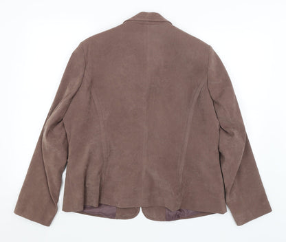 BM Womens Brown   Jacket Blazer Size 18