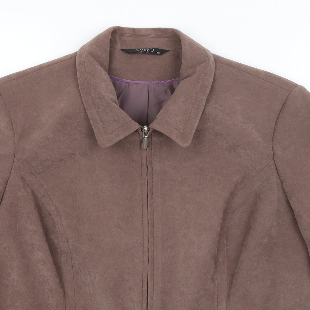 BM Womens Brown   Jacket Blazer Size 18