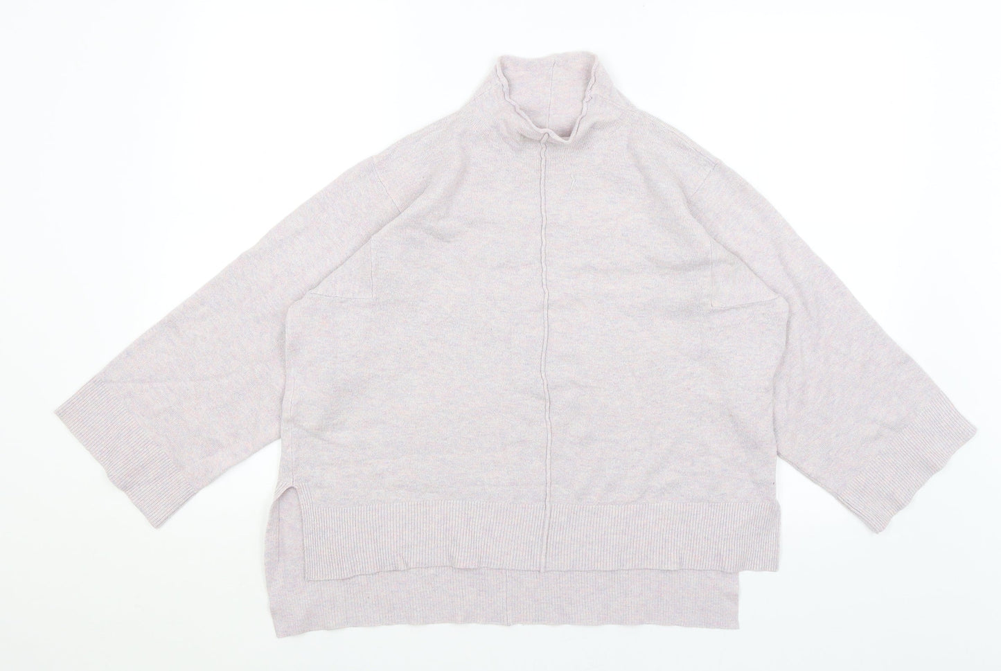 Womens UK Size L Preworn Purple Pullover Jumper