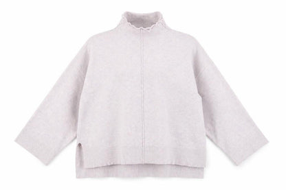 Womens UK Size L Preworn Purple Pullover Jumper