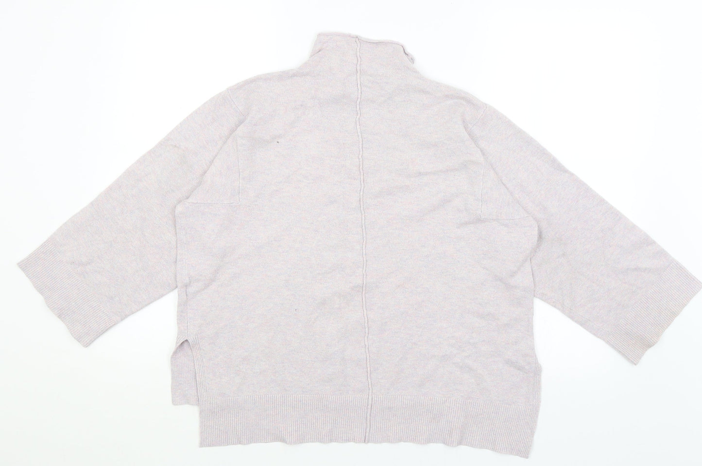 Womens UK Size L Preworn Purple Pullover Jumper