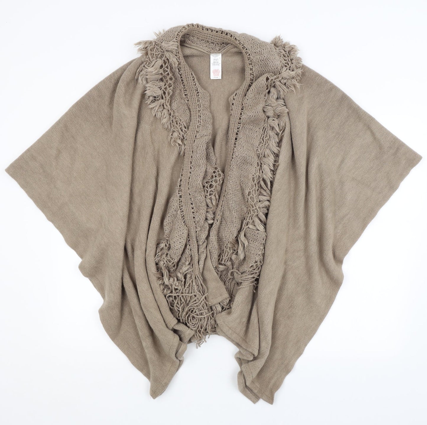 F&F Womens Brown   Shrug Jumper One Size