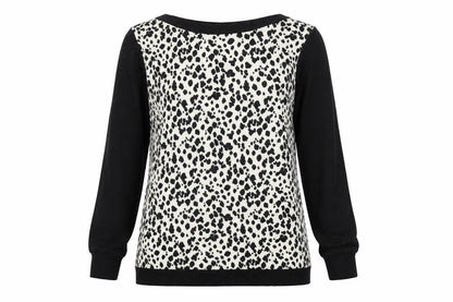 Womens UK Size 8 Papaya Black Pullover Jumper