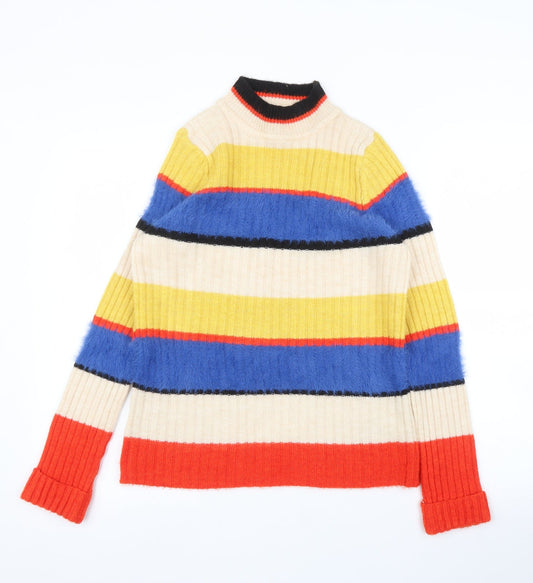 Womens UK Size 10 NEXT Orange Pullover Jumper