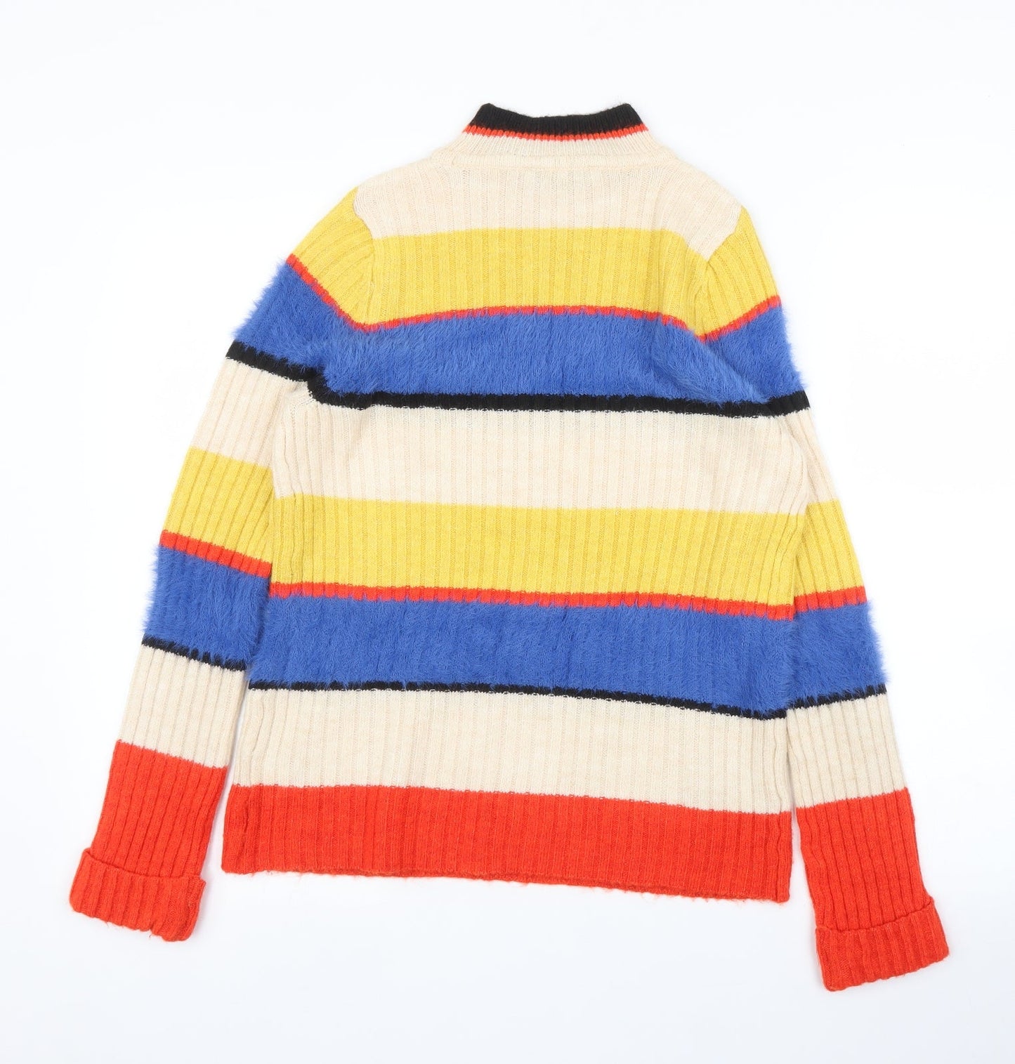 Womens UK Size 10 NEXT Orange Pullover Jumper