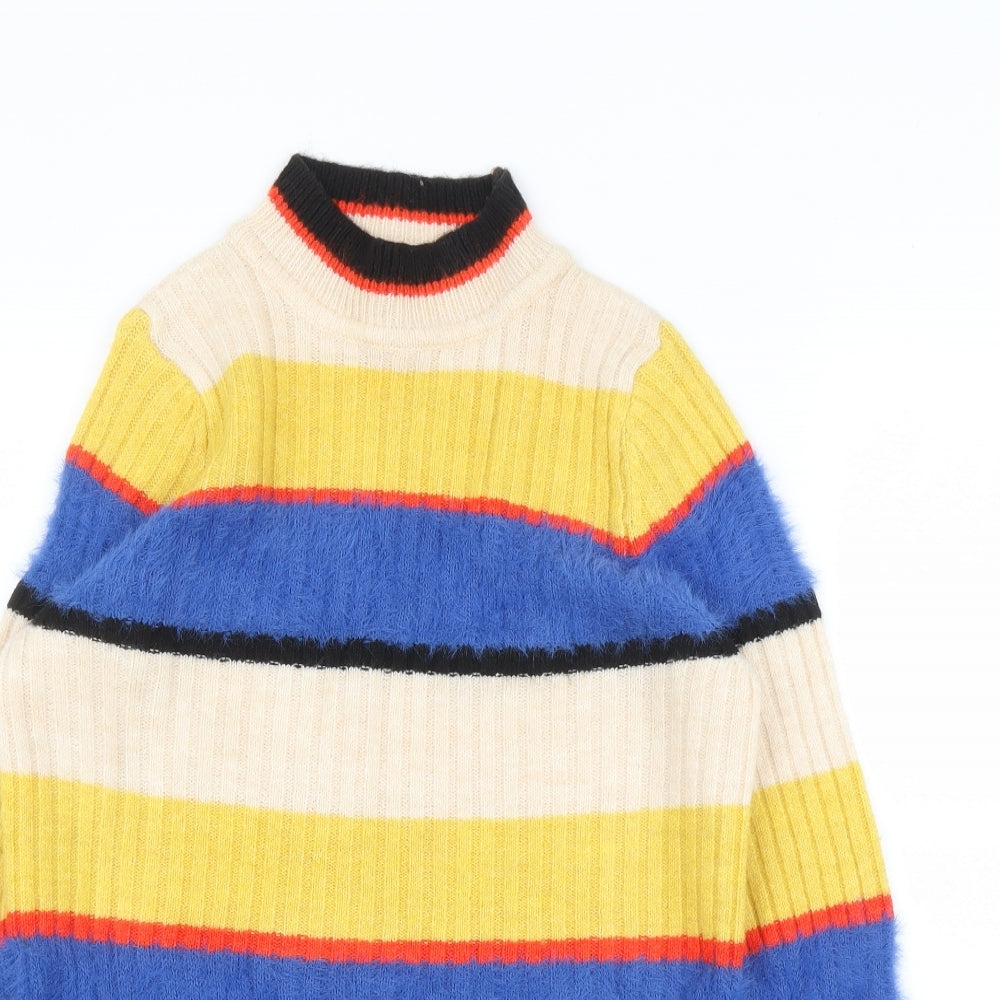 Womens UK Size 10 NEXT Orange Pullover Jumper