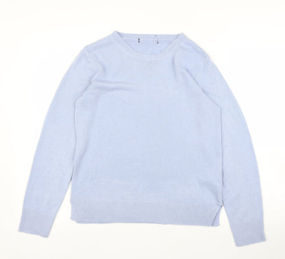 Womens UK Size 12 M&S Blue Pullover Jumper