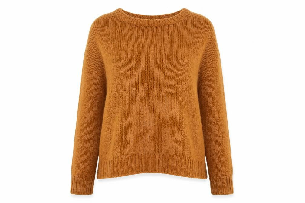 Womens UK Size S New Look Orange Pullover Jumper