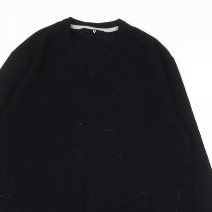 Very Mens Black   Pullover Jumper Size M