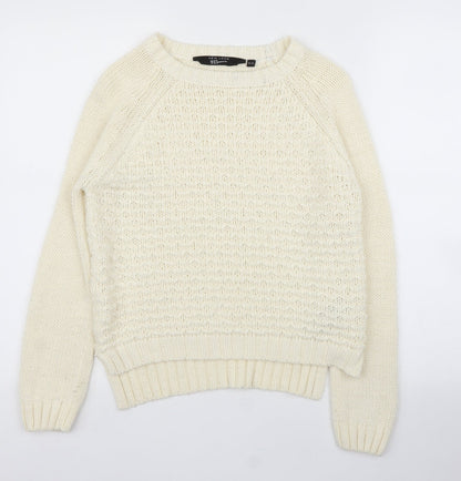 New Look Girls Ivory   Pullover Jumper Size 12 Years