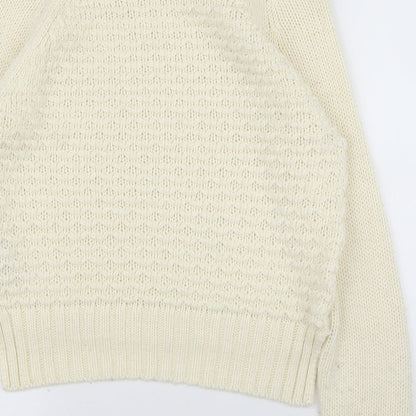 New Look Girls Ivory   Pullover Jumper Size 12 Years