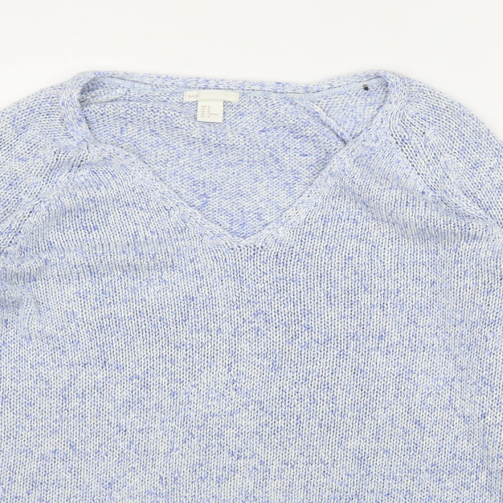 Womens UK Size M H&M Blue Pullover Jumper
