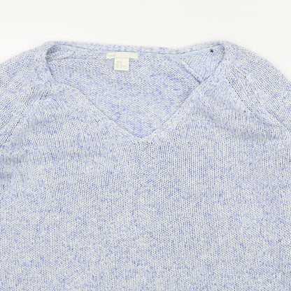 Womens UK Size M H&M Blue Pullover Jumper