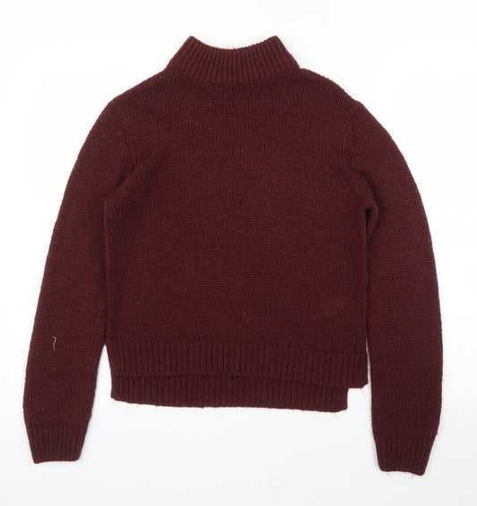 New Look Girls Purple   Pullover Jumper Size 12 Years