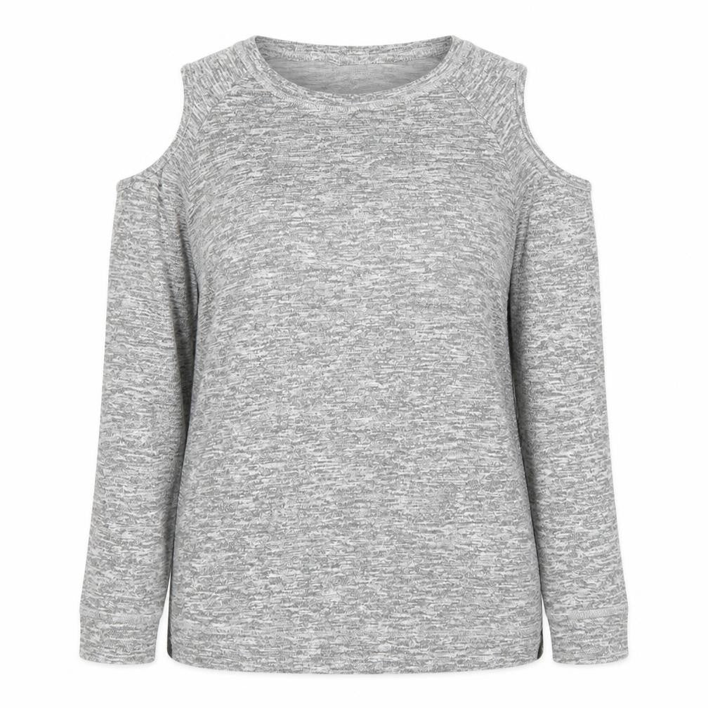 Womens UK Size 12 Papaya Grey Pullover Jumper
