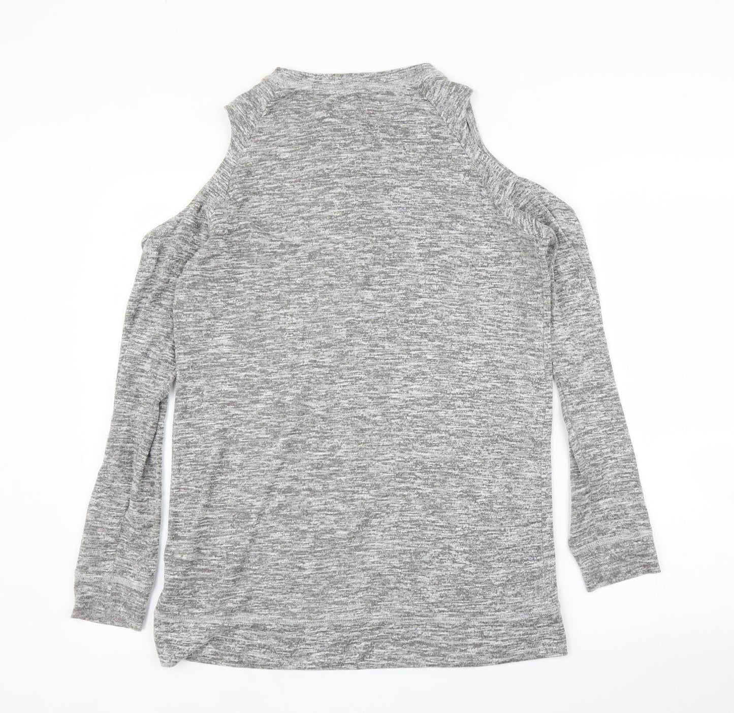 Womens UK Size 12 Papaya Grey Pullover Jumper