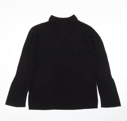 Womens UK Size M Papaya Black Pullover Jumper