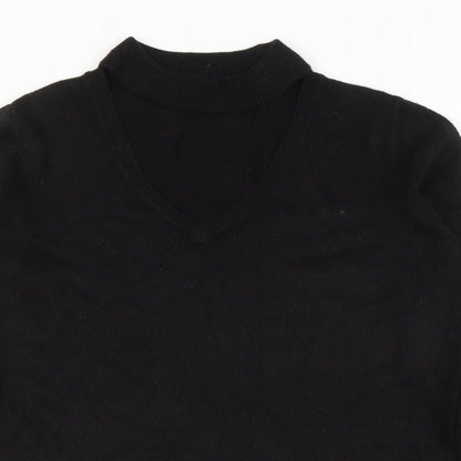 Womens UK Size M Papaya Black Pullover Jumper
