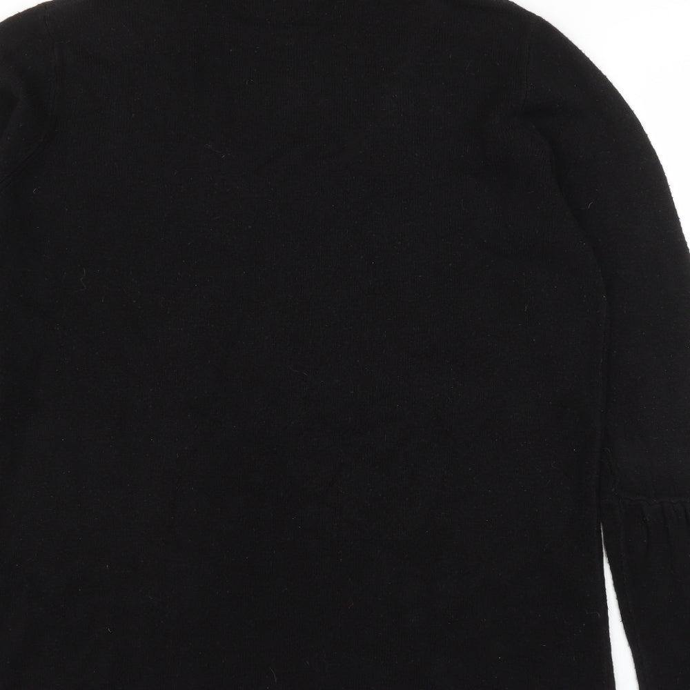 Womens UK Size M Papaya Black Pullover Jumper