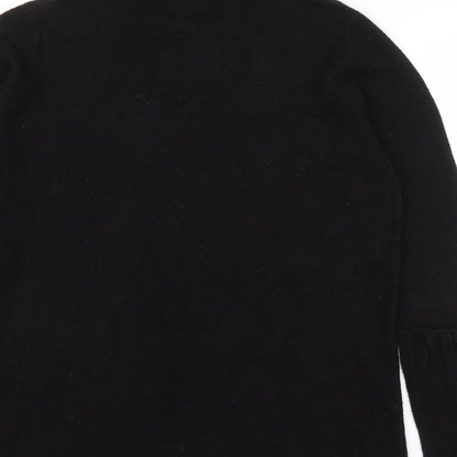 Womens UK Size M Papaya Black Pullover Jumper