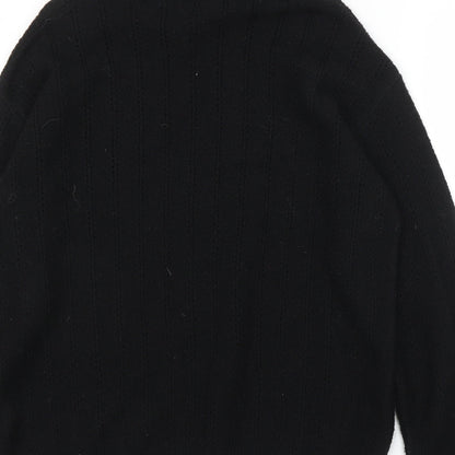 Womens UK Size M NEXT Black Pullover Jumper