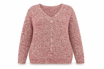 Womens UK Size 12 M&Co Red Pullover Jumper