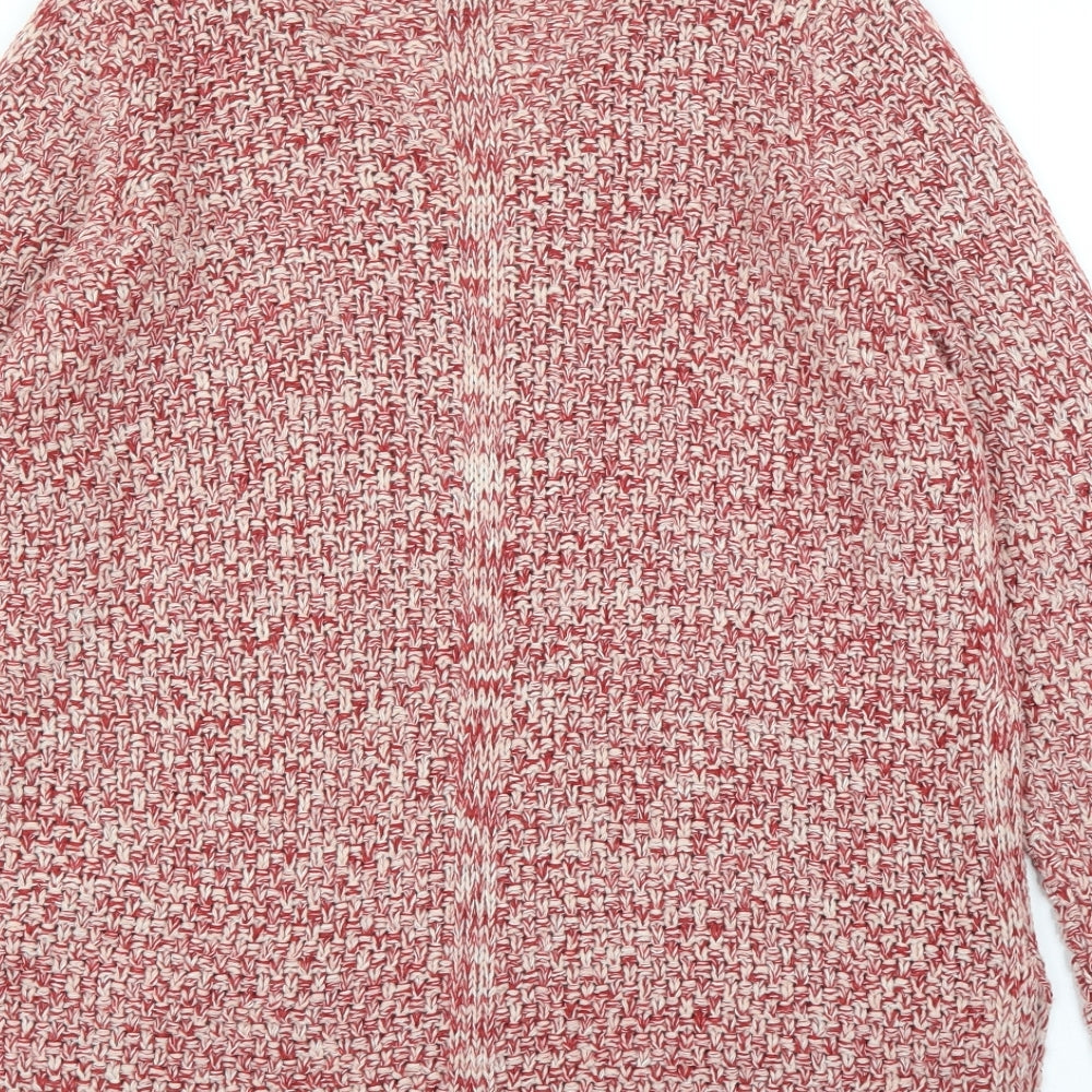 Womens UK Size 12 M&Co Red Pullover Jumper