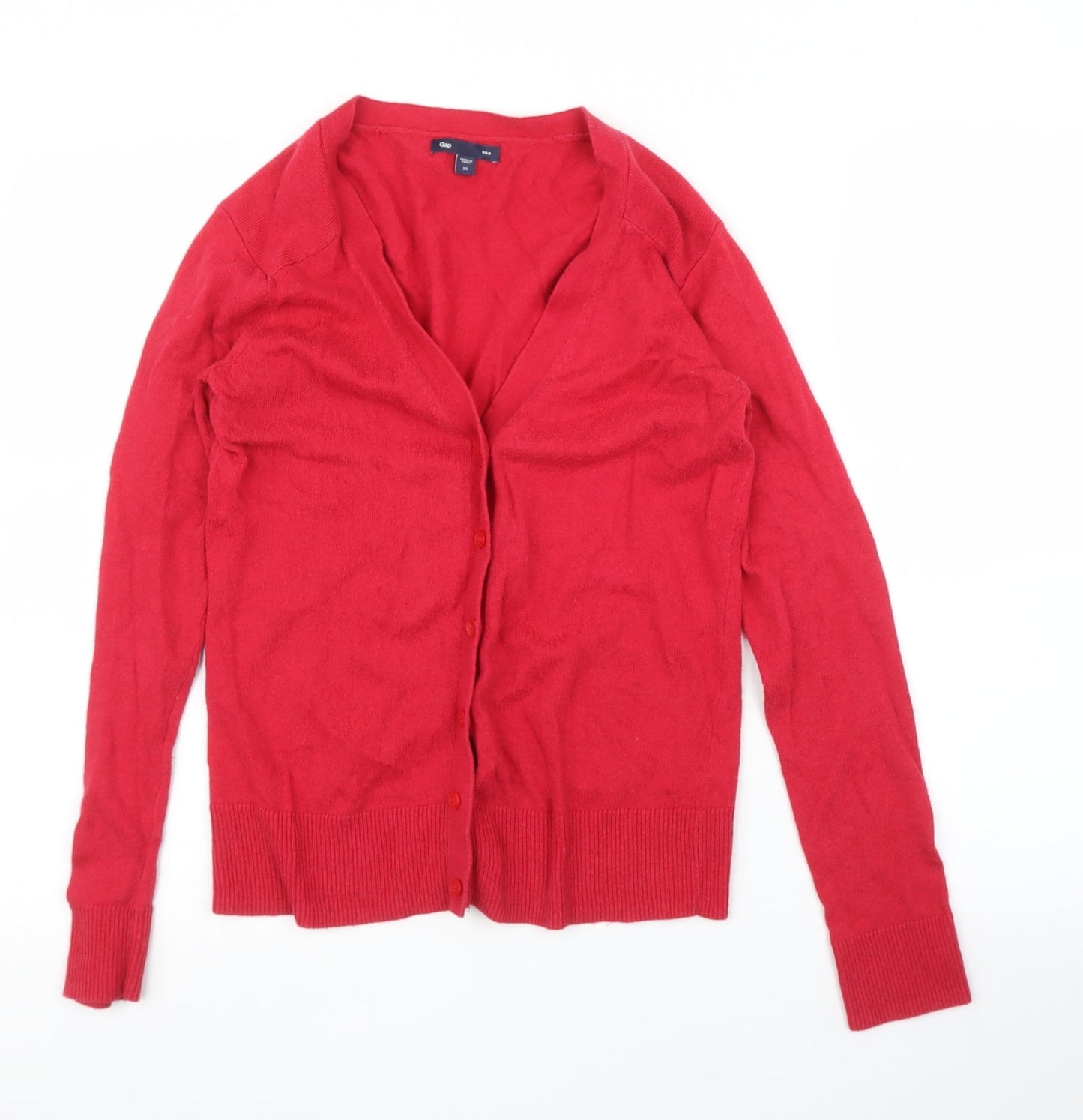 Gap Womens Red   Cardigan Jumper Size XS