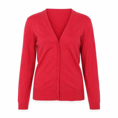 Womens UK Size XS Gap Red Cardigan Jumper