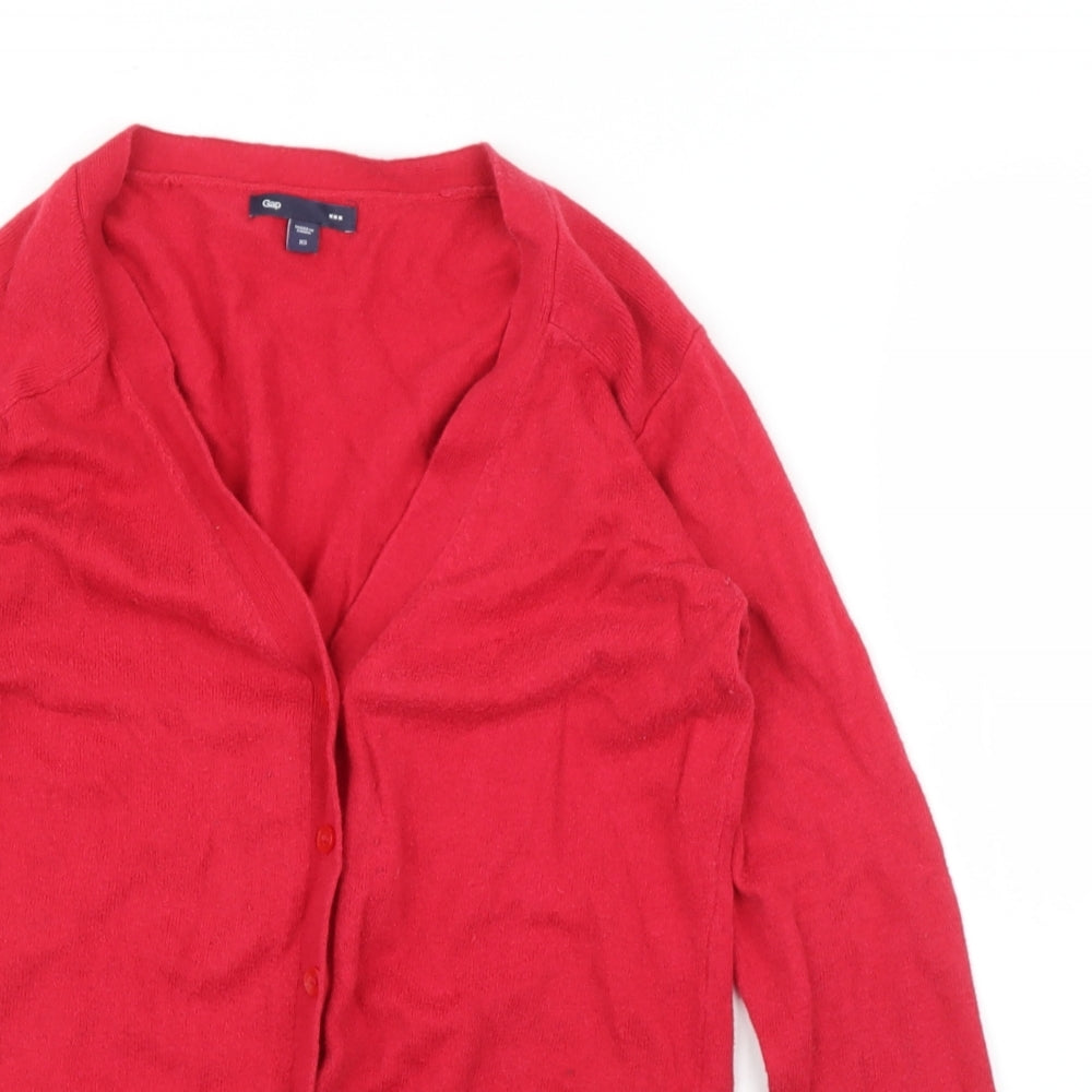 Gap Womens Red   Cardigan Jumper Size XS