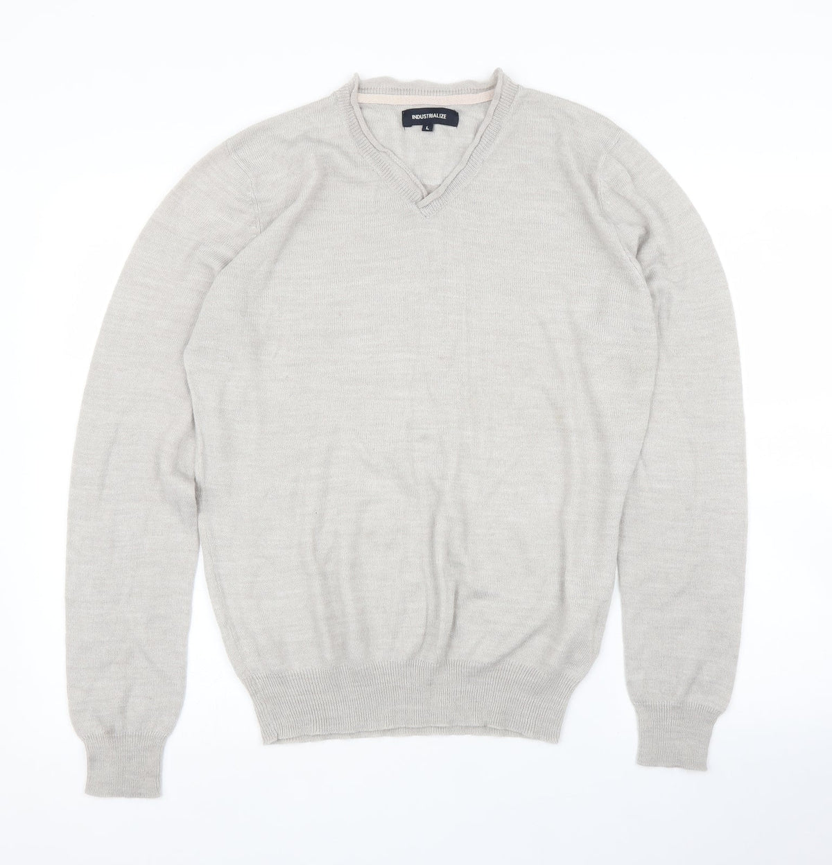 Industrialise Mens Beige   Pullover Jumper Size L