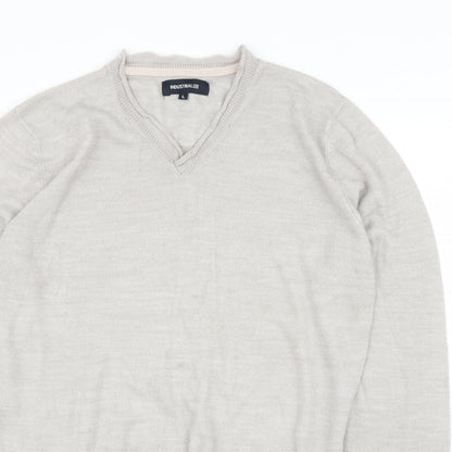 Industrialise Mens Beige   Pullover Jumper Size L