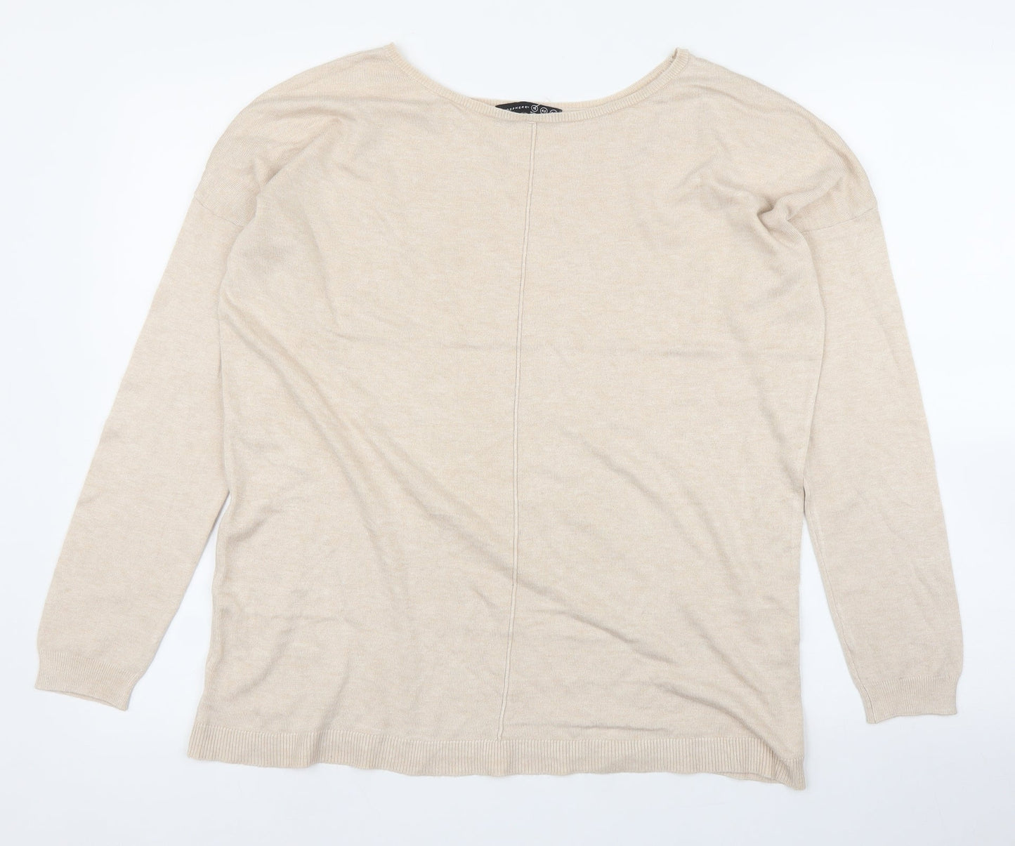 Primark Womens Beige   Pullover Jumper Size 14