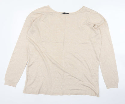 Primark Womens Beige   Pullover Jumper Size 14