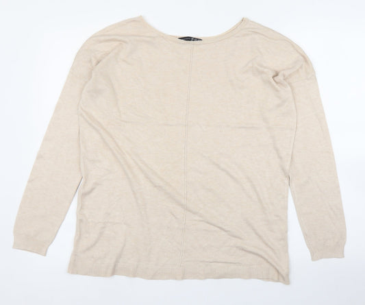 Primark Womens Beige   Pullover Jumper Size 14