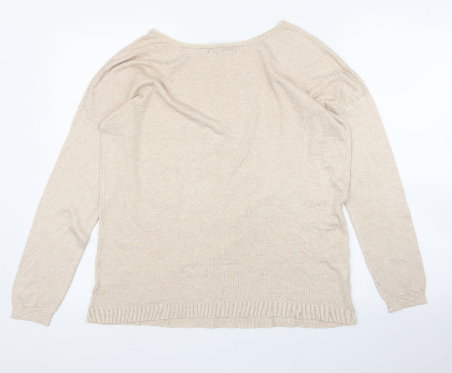 Primark Womens Beige   Pullover Jumper Size 14