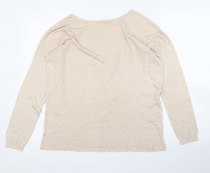 Primark Womens Beige   Pullover Jumper Size 14