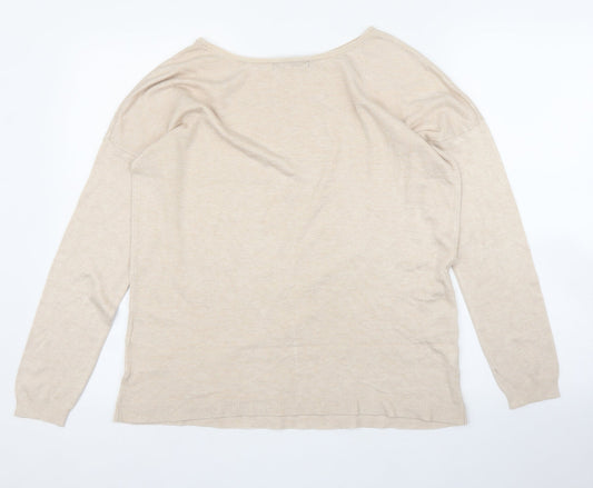 Primark Womens Beige   Pullover Jumper Size 14
