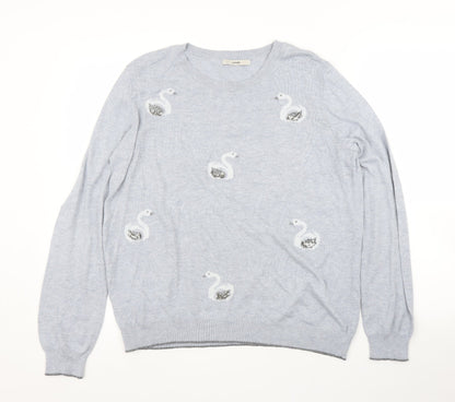 George Womens Blue   Pullover Jumper Size 14