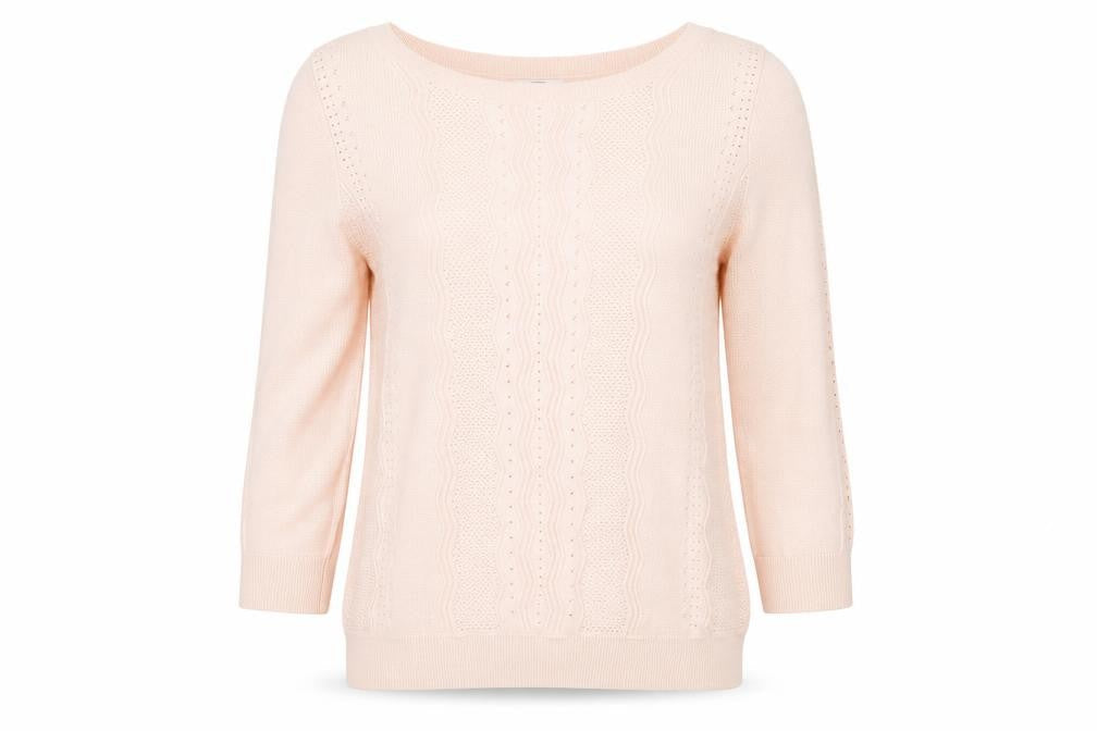 Womens UK Size 10 F&F Pink Pullover Jumper