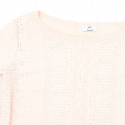 F&F Womens Pink   Pullover Jumper Size 10